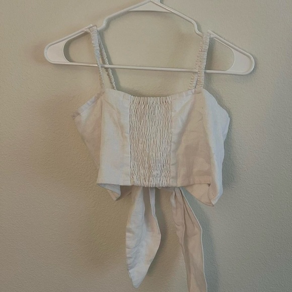 Faithfull the Brand Dafnica Linen Top White​ - Picture 5 of 9